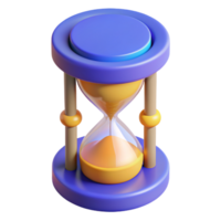 Hourglass Timer 3d Render png