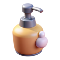 bomba jabón dispensador 3d diseño png