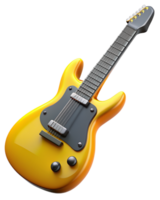 elektrisch Gitarre 3d Element png