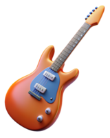 Electric Guitar 3d png