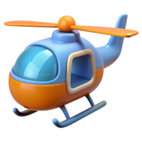 helicóptero juguete 3d gráfico png