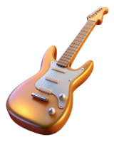 elektrisk gitarr 3d tolkning png