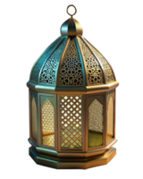islamique lanterne 3d graphique png