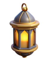 Islamic Lantern 3d Object png