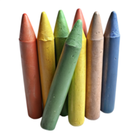 désordonné crayons de couleur 3d conception png