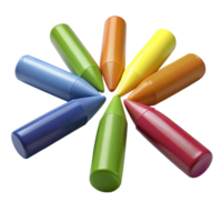 Messy Crayons 3d Element png