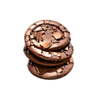 heerlijk chocola koekjes geïsoleerd Aan transparant achtergrond png