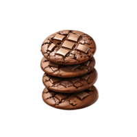 heerlijk chocola koekjes geïsoleerd Aan transparant achtergrond png