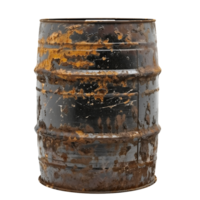 Industrial Charm in Focus Metal Oil Barrel Cut Outs png