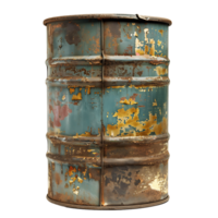 Antiguidade metal óleo barril cortar outs Alto qualidade imagens png