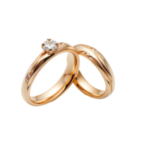 ausdauernd Liebe golden Hochzeit Ring Silhouetten png