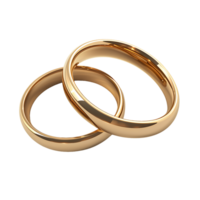 Unbreakable Union Cutouts of Matching Golden Wedding Rings png