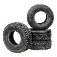 Old Tires Stacked Cut Outs Essential Stock Resource png