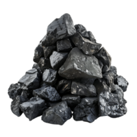 High Resolution Black Coal Pile Cut Outs for Any Design Need png