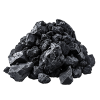 Seamless Integration Black Coal Pile Cut Outs Stock Photos png