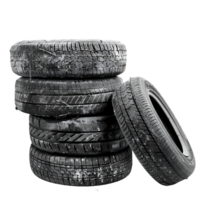 Timeless Charm Stacked Tires Stock Variety png