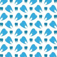 Tooth obtainable trendy multicolor repeating pattern illustration design vector