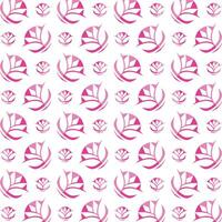 Pink lotus actionable trendy multicolor repeating pattern illustration design vector