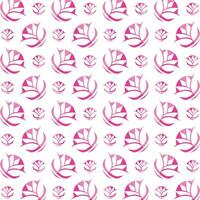 Pink lotus actionable trendy multicolor repeating pattern illustration design vector