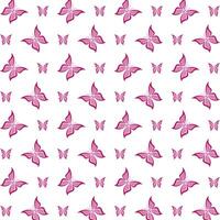 Beauty Butterfly obtainable trendy multicolor repeating pattern illustration design vector