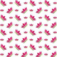 Lotus flower astonishing trendy multicolor repeating pattern illustration background design vector