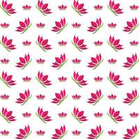 Lotus flower astonishing trendy multicolor repeating pattern illustration background design vector