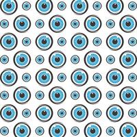 Eye astonishing trendy multicolor repeating pattern illustration background design vector