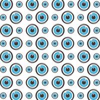 Eye astonishing trendy multicolor repeating pattern illustration background design vector