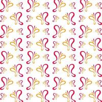 Butterfly workable trendy multicolor repeating pattern illustration background design vector