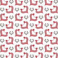 Character reasonable trendy multicolor repeating pattern illustration design vector
