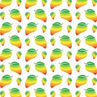 Mango actionable trendy multicolor repeating pattern illustration design vector