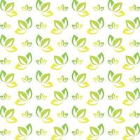 Leaf green workable trendy multicolor repeating pattern illustration background design vector