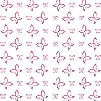 Red Butterfly obtainable trendy multicolor repeating pattern illustration design vector