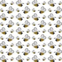 Honeycomb bee astonishing trendy multicolor repeating pattern illustration background design vector