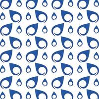 Blue drop logical trendy multicolor repeating pattern illustration design vector