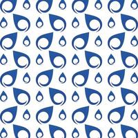 Blue drop logical trendy multicolor repeating pattern illustration design vector