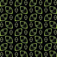 Alien face obtainable trendy multicolor repeating pattern illustration design vector