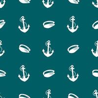 Seamless pattern in a nautical style. It can be used to design marine themes or pages for clippings vector