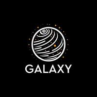 galaxy logo, planet, space, globe, orbit, astronomy, planet symbol, solar system, star, universe, nebulla vector