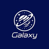 galaxy logo, planet, space, globe, orbit, astronomy, planet symbol, solar system, star, universe, nebulla vector