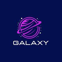 galaxia logo, planeta, espacio, globo, orbita, astronomía, planeta símbolo, solar sistema, estrella, universo, nebulosa vector