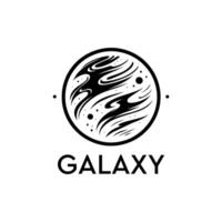 galaxia logo, planeta, espacio, globo, orbita, astronomía, planeta símbolo, solar sistema, estrella, universo, nebulosa vector