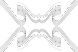 Abstract wavy line background vector