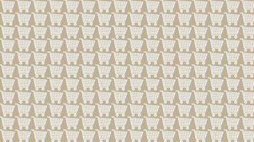 supermarket cart icon, illustration, for backgrounds and textures, pattern vector