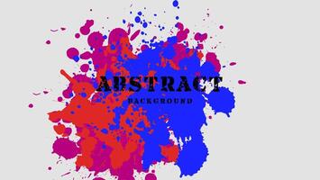 Abstract Colorful Splatter Ink Paint Grunge Texture Background vector