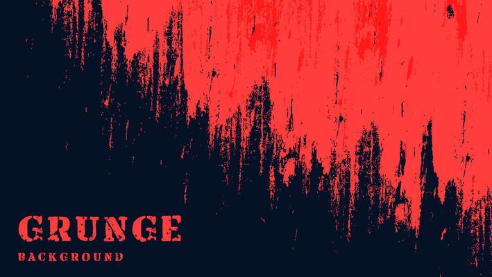 Abstract Scratch Red Grunge Texture In Black Background