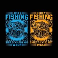 Fishing T-Shirt Design vector