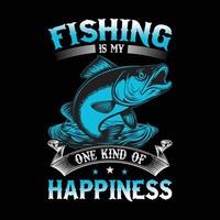 Fishing T-Shirt Design vector