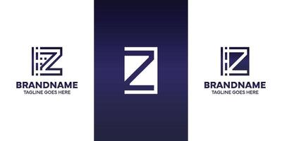 Letter Z Technology Logo, suitable for business with Z initial vector