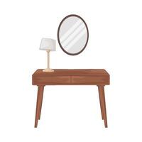 Illustration of dressing table vector